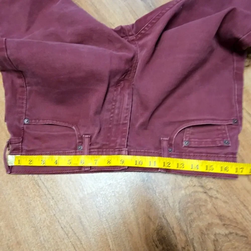 Levi's Mens Jeans Slim Fit Faded Burgundy Denim 32x32 Classic